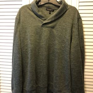 Banana Republic Green Shawl Collar Sweater Large